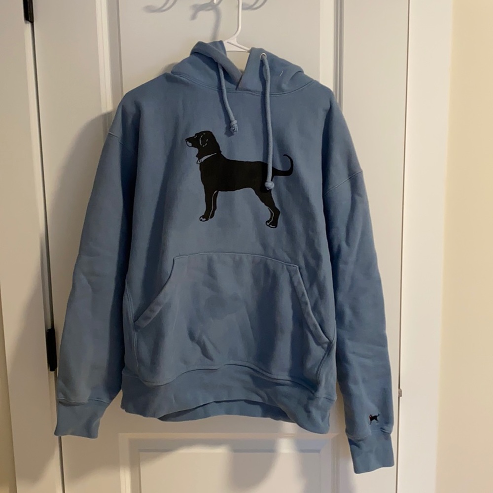 The Black Dog Heavy Weight Sweatshirt- Medium Blue